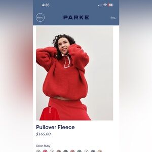 Parker Ruby Pullover Fleece